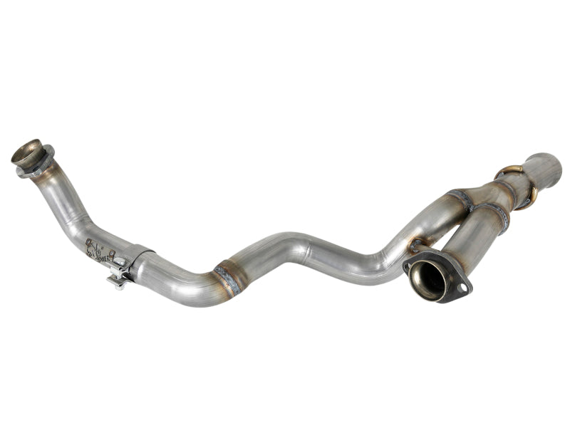 نظام عادم aFe POWER Twisted Steel Y-Pipe مقاس 2-1/4 بوصة 409 SS لسيارة Jeep Wrangler (JL) 2018 V6-3.6L