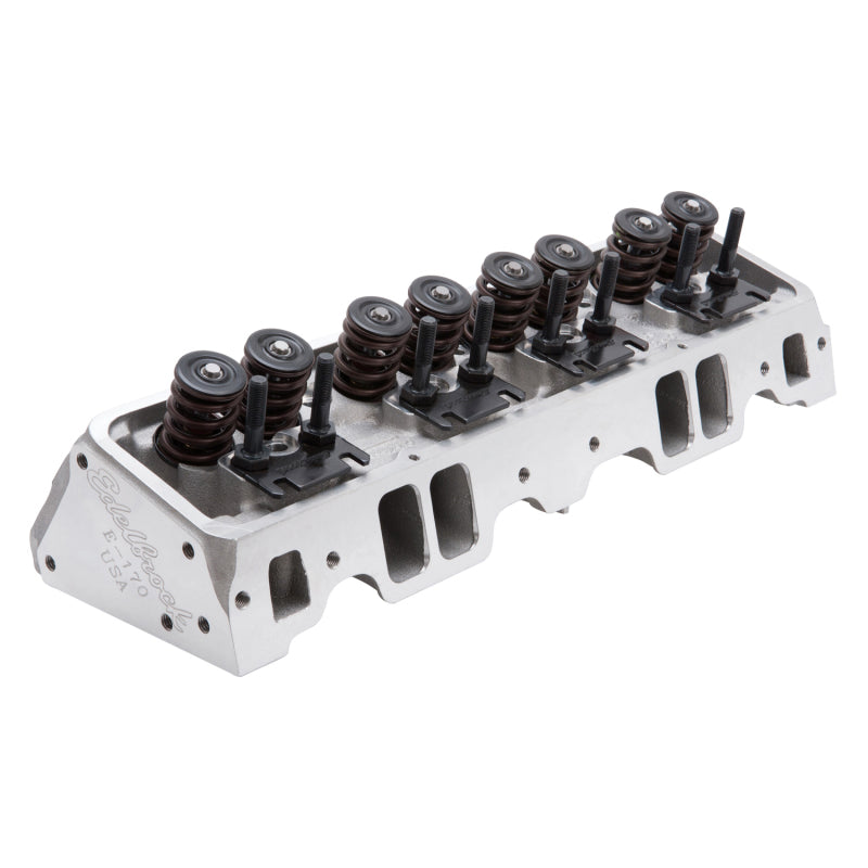 رأس أسطوانة Edelbrock SBC Performer RPM 23 Deg 170cc مدخل 60cc حجرة صمام مسطح كامة كاملة