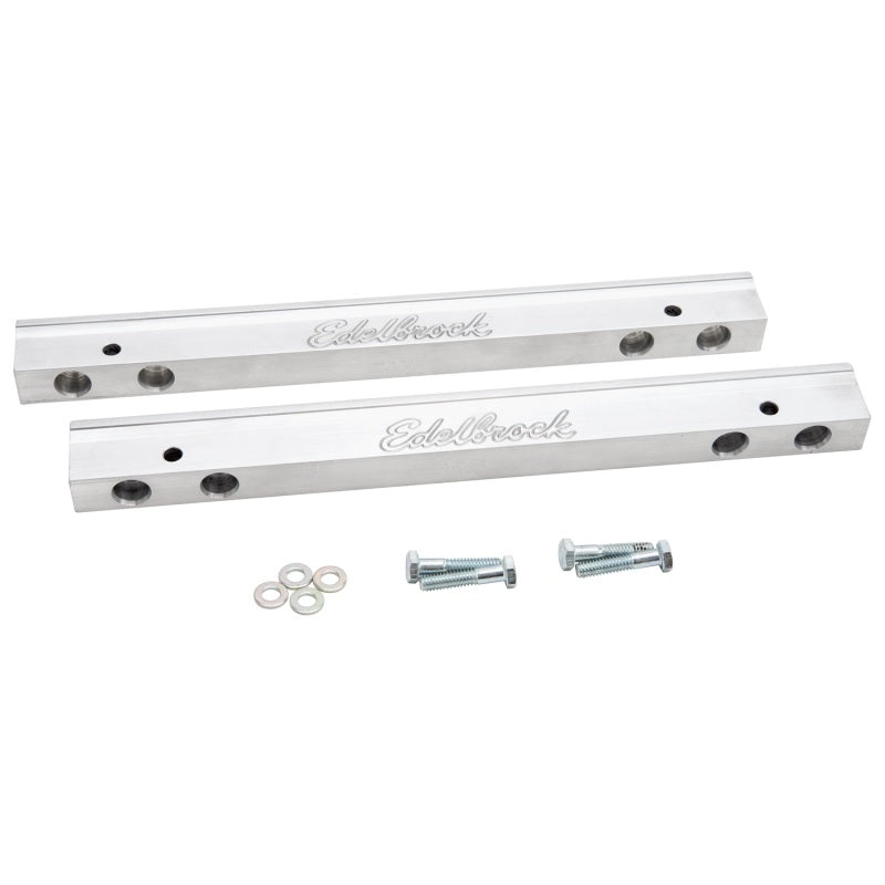 طقم سكة الوقود Edelbrock Pontiac Torker للاستخدام مع 50565