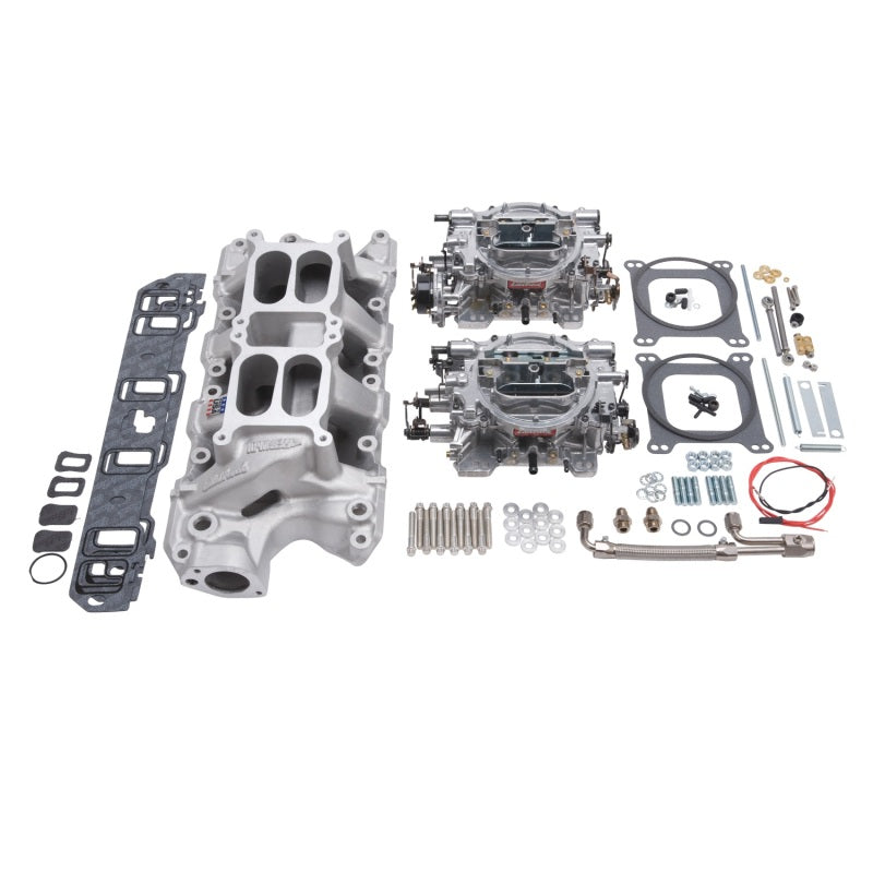 طقم Edelbrock Dual Quad RPM Air-Gap 289-302 Ford