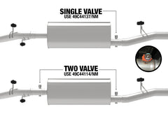 aFe 20-21 GM Trucks (V8-6.2L) 409 Stainless Steel Muffler Upgrade Pipe