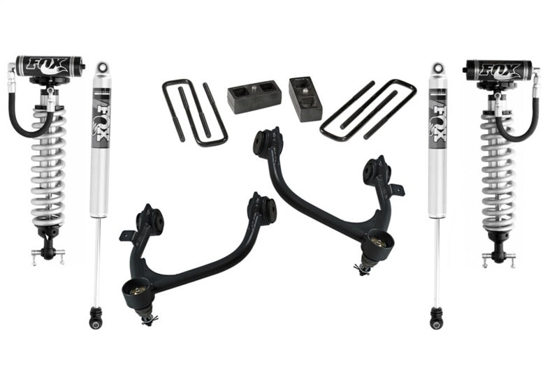 Superlift 19-22 GM Sierra 1500 (Excl AT4 &amp; Trail Boss) 3in Lift Kit w/ Fox Front Coil &amp; 2.0