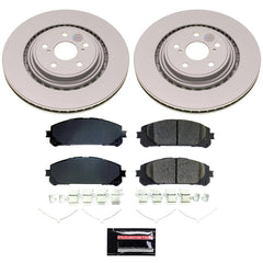 Power Stop 20-22 Toyota Highlander Front Z17 Coated Brake Kit