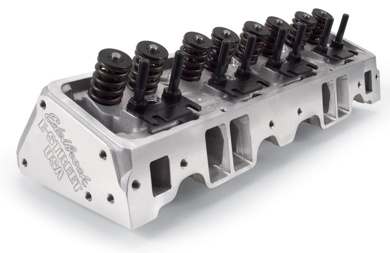 رأس أسطوانة Edelbrock E-Street SB Chevrolet 64cc (زوج كامل)