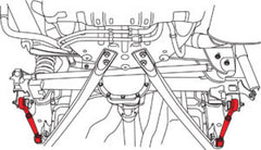 SPC Performance 05-10 Ford Mustang (V6/V8) Rear Adjustable Trailing Arms