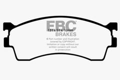 EBC 01-04 Mazda Protege 2.0 (Rear Drums) Yellowstuff Front Brake Pads