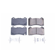 Power Stop 16-18 Ford Focus Front Z17 Evolution Ceramic Brake Pads w/Hardware