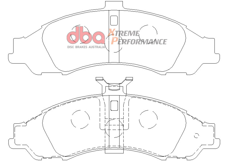 وسادات الفرامل الأمامية DBA 04 Pontiac GTO XP650