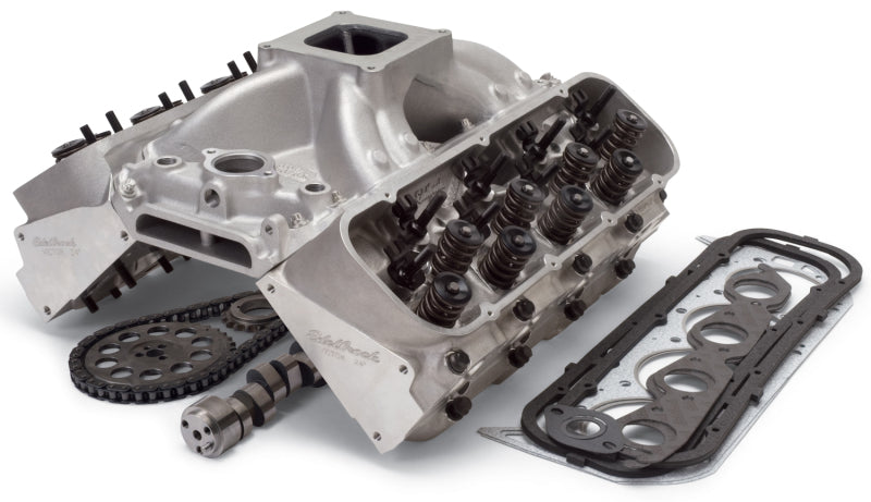 مجموعة Edelbrock Power Package Top End Kit BBC 502 CI عمود كامات هيدروليكي أسطواني 600+ حصان