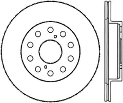 StopTech Sport Slotted 91-95 Toyota MR2 Cryo Rear Right Rotor