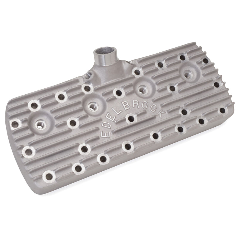 رؤوس أسطوانات Edelbrock من طراز Ford Flatheads موديل 1939-48 مع شعار بأحرف كبيرة (زوج)