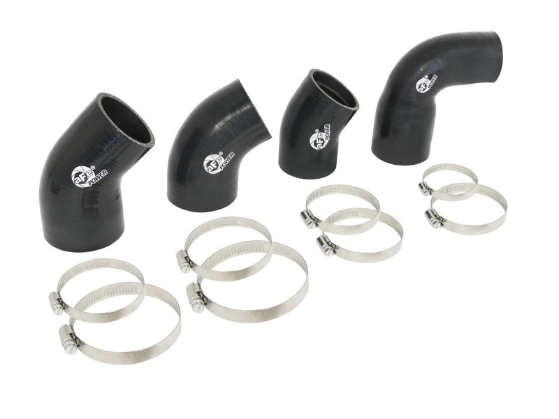 aFe BladeRunner Intercooler Couplings & Clamps Kit and AFE Tube 15-16 Ford Mustang EcoBoost L4-2.3L