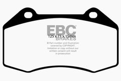 EBC 07-08 Chevrolet Cobalt 2.0 Supercharged (SS) Yellowstuff Front Brake Pads