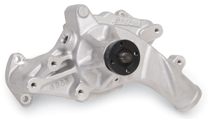 Edelbrock Water Pump High Performance Ford 1965-76 FE V8 Engines Standard Length Satin Finish