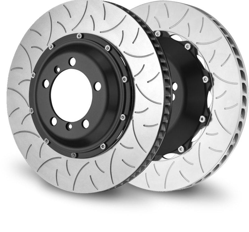 أقراص خلفية مكونة من قطعتين من طراز Brembo 04-06 CaRearera GT مقاس 380x34 مكونة من قطعتين من النوع المشقوق 3