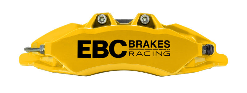 مجموعة فرامل أمامية كبيرة مقاس 380 مم من EBC Racing 07-13 BMW M3 (E90/E92/E82) باللون الأصفر Apollo-6