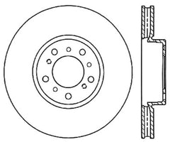 StopTech Power Slot BMW (E46) Front Right Slotted Cryo Rotor