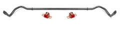 BMR 08-19 Dodge Challenger Rear Hollow 25mm Non-Adjustable Sway Bar Kit - Black Hammertone