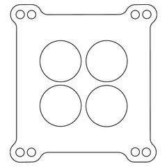 Cometic Carter AFB Holley 4 Barrel .039in Fiber Carburetor Gasket - 4-Hole - Double Drilled