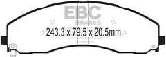 EBC 2017+ Ford F-450 Greenstuff Front Brake Pads