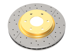 DBA 07-16 BMW 328i RWD Front Drilled & Slotted Street Series Rotor