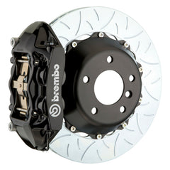 Brembo SS خلفي GT BBK 4 مكابس مصبوبة 380x28 2 قطعة دوارة مشقوقة من النوع 3-أسود