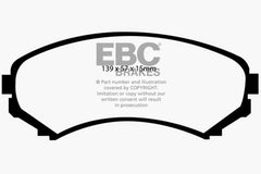 EBC 02-03 Honda Passport 3.2 Yellowstuff Front Brake Pads