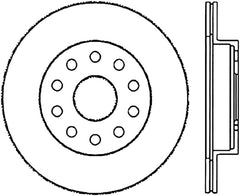 StopTech Sport Slotted (CRYO) 92-95 Toyota MR2 Turbo Rear Left Slotted Rotor