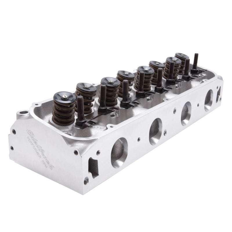 رأس أسطوانة Edelbrock BB Ford Performer RPM 460 75cc لعمود كامة الأسطوانة الهيدروليكية الكامل