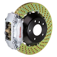 Brembo 00-03 Z8 (E52) Rear GT BBK 4 Piston Cast 345x28 2pc Rotor Drilled-Silver