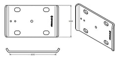 Ridetech Large U-Bolt Plate