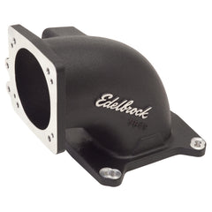 Edelbrock High Flow Intake Elbow 95mm Throttle Body to Square-Bore Flange Black Finish