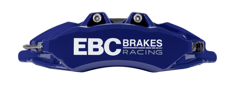 مجموعة فرامل أمامية كبيرة من EBC Racing 92-05 BMW 3-Series E36/E46 Blue Apollo-6 مقاس 355 مم