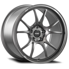 Konig Forged F3S 18X9 5X130 ET46 Satin Charcoal Knurled Bead