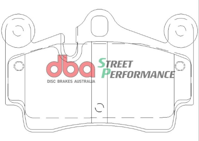 وسادات الفرامل الخلفية لسيارة بورش كايين SP500 موديل 2003-2010 DBA