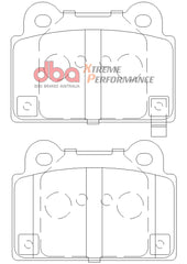 وسادات الفرامل الخلفية DBA 08-14 Mitsubishi EVO XP650