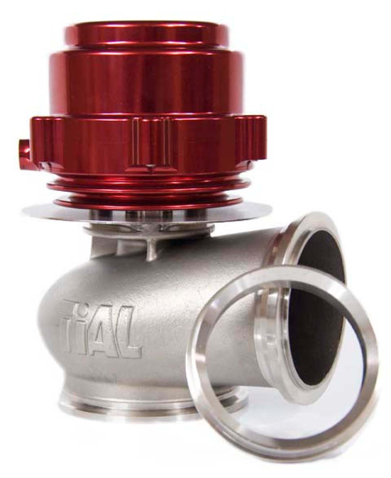 TiAL Sport V60 Wastegate 60mm .448 Bar (6.51 PSI) w/Clamps - Red