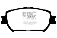 EBC 06-07 Lexus GS300 3.0 Yellowstuff Front Brake Pads