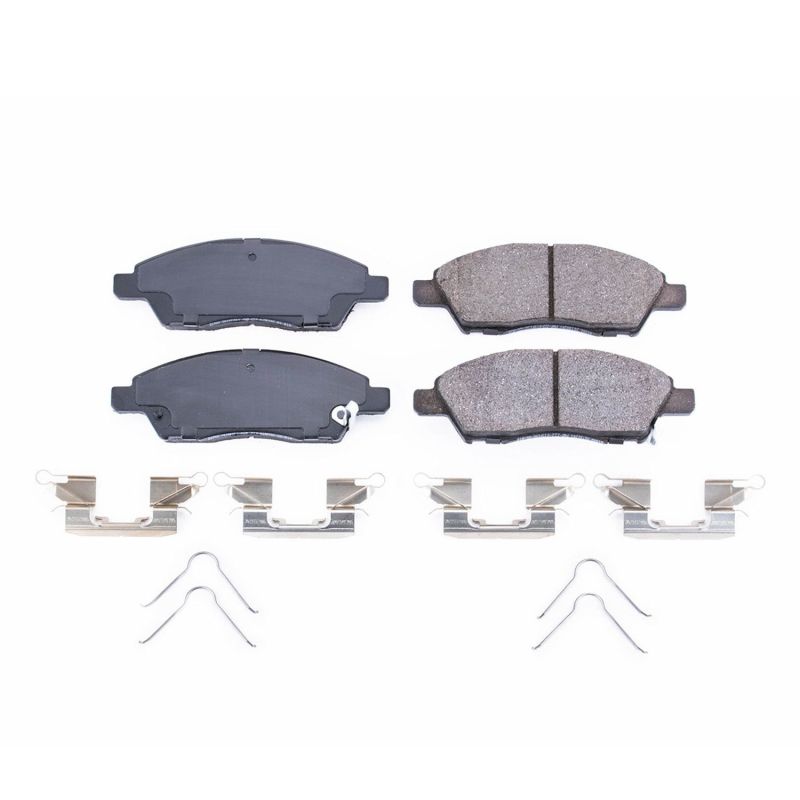 Power Stop 15-16 Nissan Micra Front Z17 Evolution Ceramic Brake Pads w/Hardware