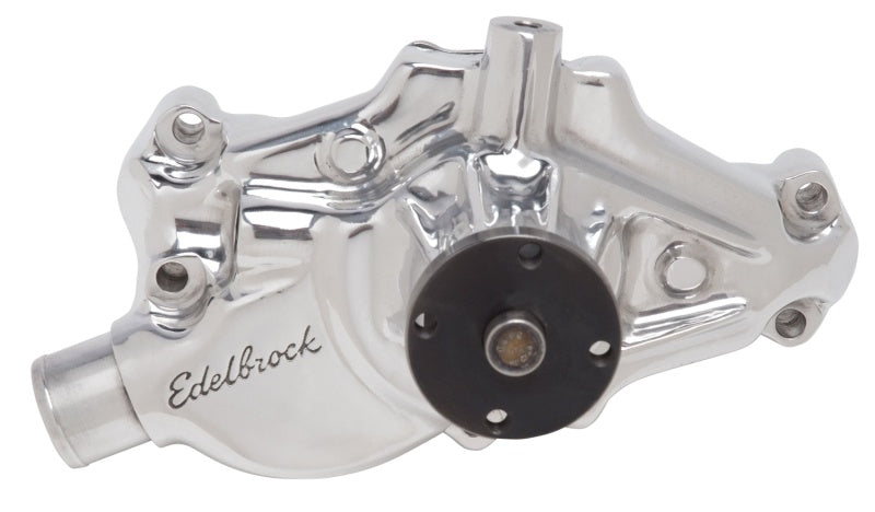 مضخة مياه عالية الأداء من Edelbrock لسيارة شيفروليه كورفيت 350 CI V8 موديل 1984-91 بتصميم قصير