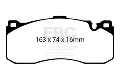 EBC 08-10 BMW 135 3.0 Twin Turbo Bluestuff Front Brake Pads