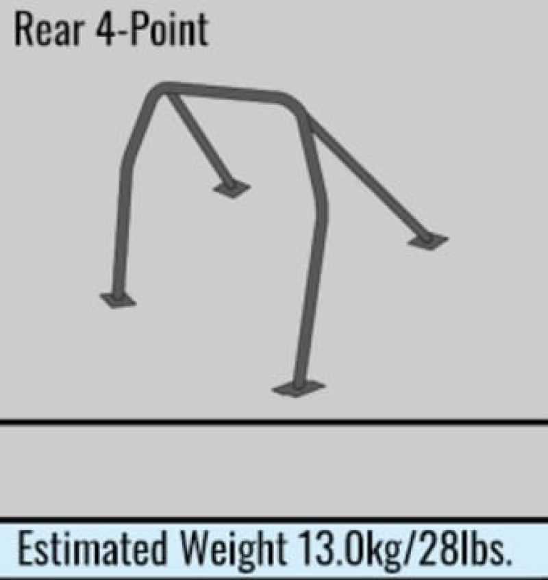 Cusco Roll Cage 4pt Sfty21 Steel 2 Pass Subaru BRZ / Scion FR-S / Toyota 86 (S/O / No Cancel)