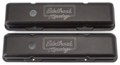 Edelbrock Valve Cover Victor Series Chevrolet 1959-1986 262-400 CI V8 Low Black