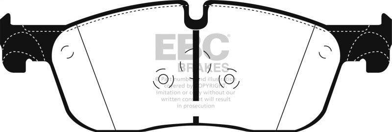 EBC 2015+ Land Rover Discovery Sport 2.0L Turbo Greenstuff Front Brake Pads