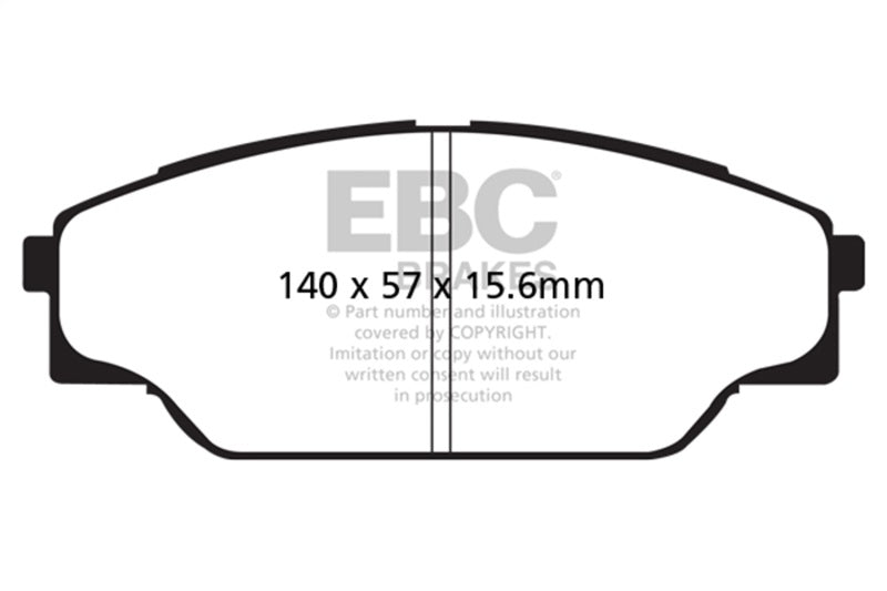 EBC 93-98 Toyota T100 Pick Up 1 Ton 2WD Greenstuff Front Brake Pads