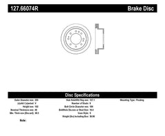 StopTech Slotted & Drilled Sport Brake Rotor