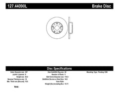 StopTech 00-05 Lexus IS300 / 02-09 Lexus SC430 / 98-05 GS300/GS350/GS400/GS430/GS450H SportStop Slo