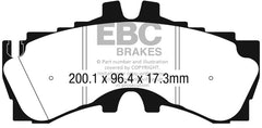 EBC 2018+ Lexus LC500 5.0L Redstuff Front Brake Pads