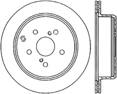 StopTech 86-97 Toyota Supra Right Cryo Slotted & Drilled Rotor