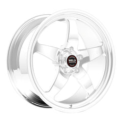 Weld S71 15x5 / 5x4.75 BP / 3.5in. BS Polished Wheel (Low Pad) - Non-Beadlock